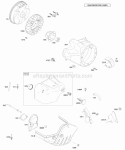 Blower HousingShrouds Flywheel Diagram and Parts List for 21X314-0110-E1  Briggs and Stratton Engine